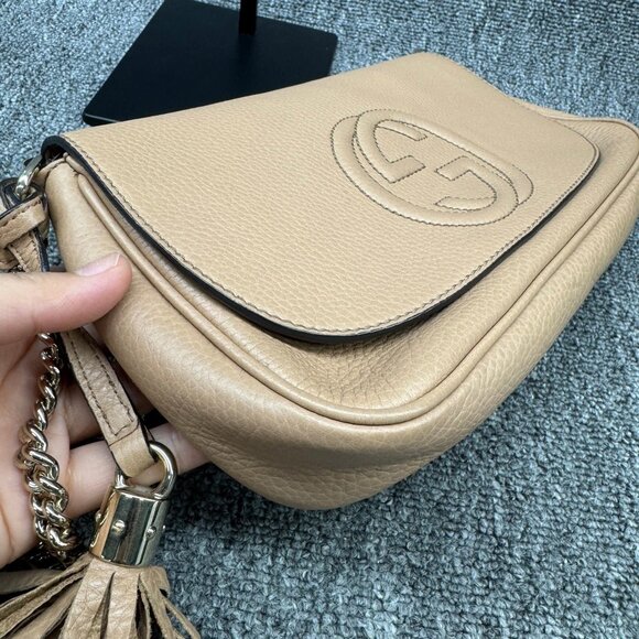 GUCCI Soho Leather Shoulder Bag 675-082025 - Picture 5 of 15